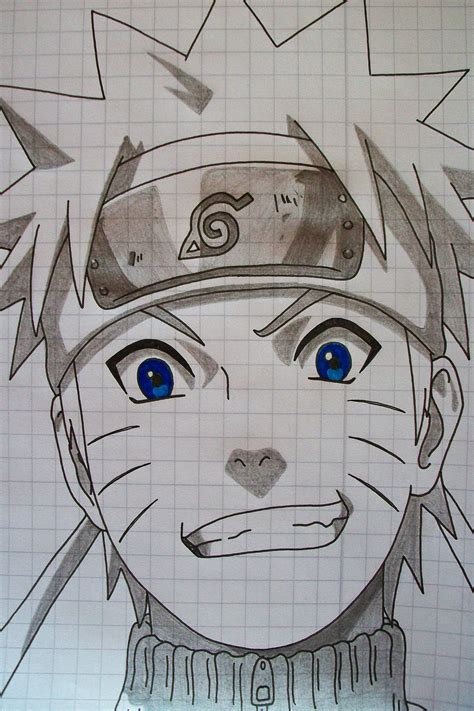 Naruto Uzumaki Pencil Drawing Turona