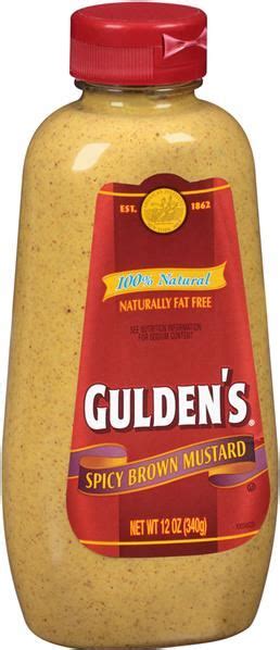 Guldens Spicy Brown Mustard 12 Oz Feesers
