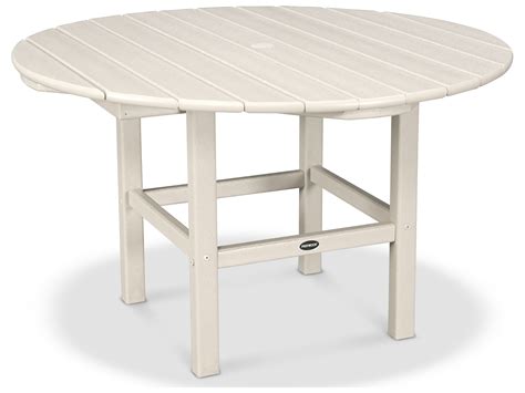Reclaimed wood, glass, white laminate, marble, teak, concrete and more. POLYWOOD® Kids Recycled Plastic 38 Round Dining Table | RKT38