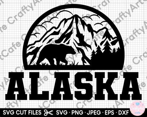 Alaska Svg Alaska Png Alaska Lover Svg Eps Dxf  Jpeg Cricut Etsy