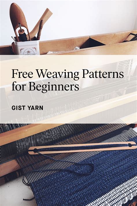 Free Beginner Weaving Patterns Weaving Patterns Loom Weaving Loom