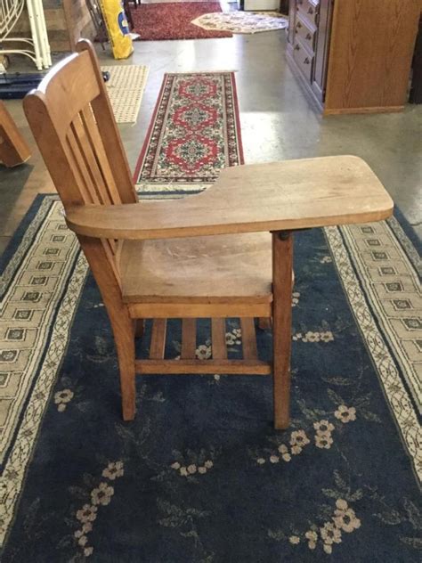 Thanks to this handy organiser, you can keep everything you need on hand mid century modern desk and chair combo 3d model. Antique Oak School/Desk Chair Combo - good cond