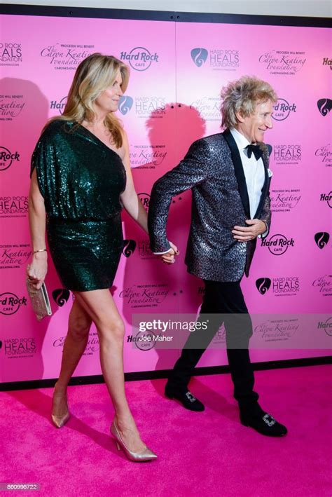 Penny Lancaster And Sir Rod Stewart Attend The Pinktober Gala News Photo Getty Images