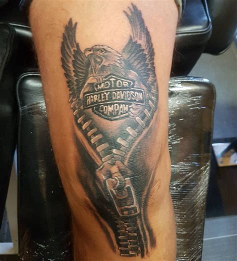 Harley Davidson Tattoo Sleeves