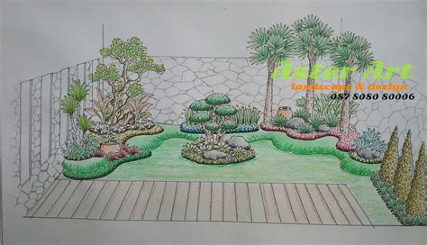 Denah rumah minimalis dengan 2 teras. +58 Sketsa Gambar Taman | Gudangsket