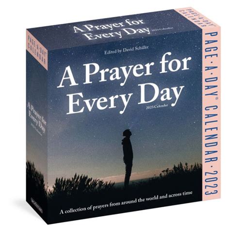 2023 A Prayer For Every Day Page A Day Calendar By David Schiller