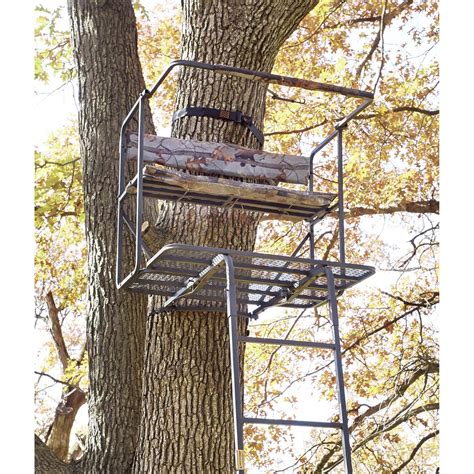 Guide Gear 175 Deluxe 2 Person Hunting Ladder Tree Stand 588676