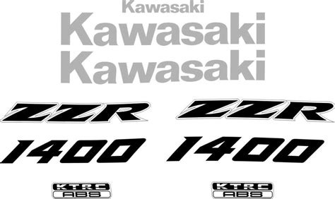 Kawasaki Zzr 1400 2011 Stickers Set Mxgone Best Moto Decals