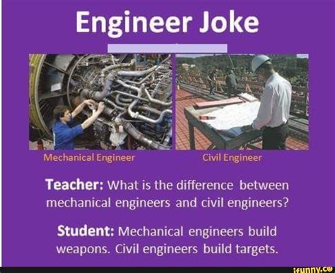 Engineer Joke Mechanical Engineer Civil Engineer Teacher What Is The