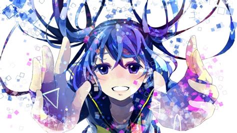 Download 1280x800 Hatsune Miku Warm Smile Vocaloid Hands Wallpapers