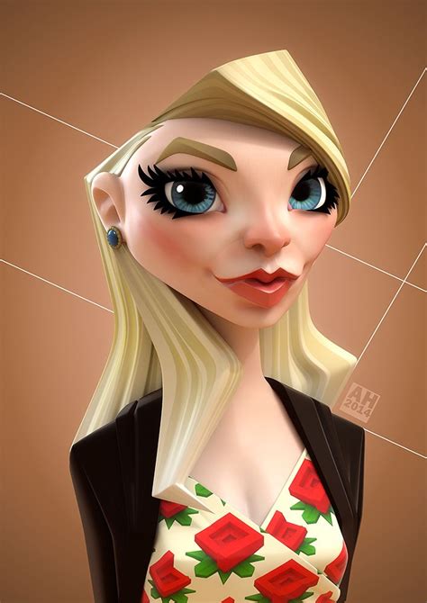 Romanie By Andyh Pinup 3d Cgsociety Digital Graphic Design