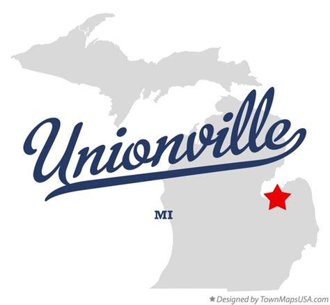 Map Of Unionville Mi Michigan