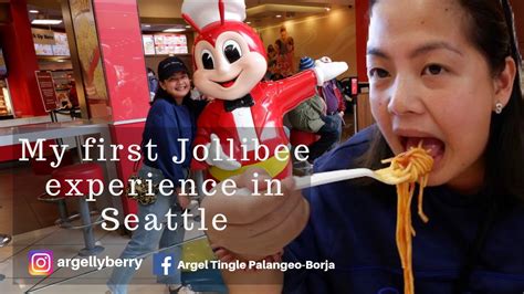 My First Jollibee Experience In Seattle “jollibeemukbang” Argel