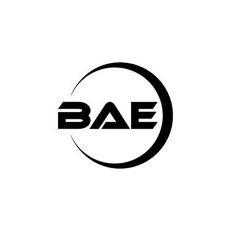 Bae Letter Logo Design In Illustration Vector Logo Calligraphy