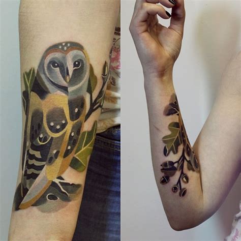 Barnowl Tattoo By Sasha Unisex Design Of Tattoosdesign Of Tattoos