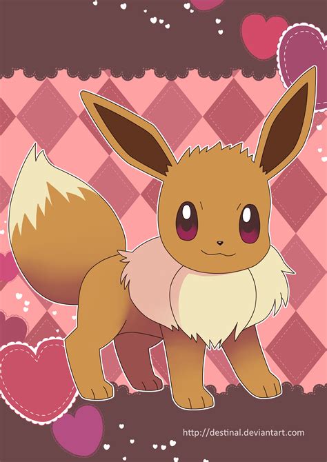Eevee Poster By Crystal Ribbon On Deviantart