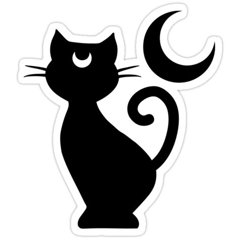 Sailor moon bundle svg, sailor moon vector, sailor moon cutfile, anime svg, anime vector, silhouette, sailor moon clipart, cricut machine. "Luna (Sailor Moon) Silhouette" Stickers by Ranefea ...