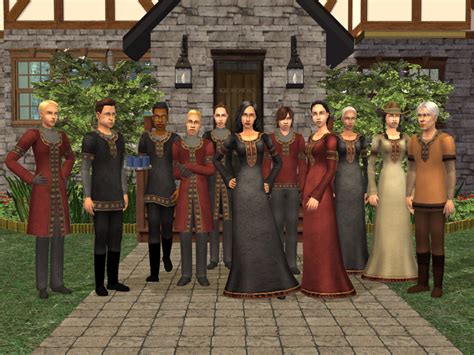 Mod The Sims Medieval Npc Replacements Royal Servants