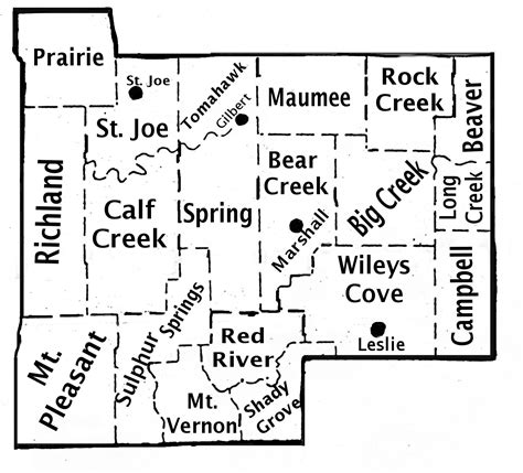 Districts Of Searcy County Ar