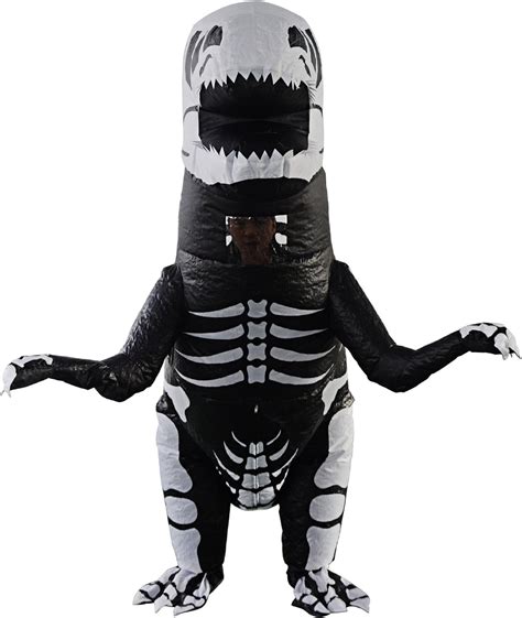 T Rex Dinosaur Inflatable Costume For Kids Giant Skeleton