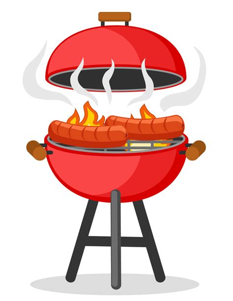 Bbq Clipart Bbq Graphics Outdoor Barbecue Clipart Invitation