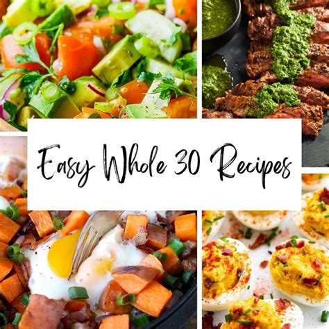 34 Easy Whole 30 Recipes • The Wicked Noodle