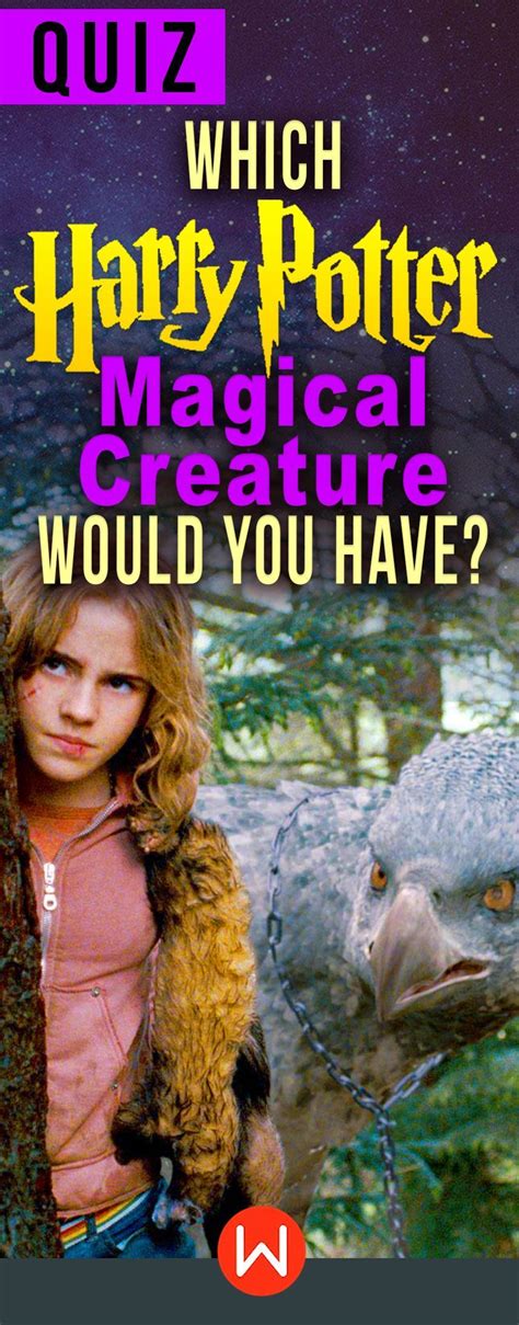 Combo special mattel harry potter slime chamber figure & fluffy stuffed animal. Quiz: Which Magical Creature Would You Have In The World Of Harry Potter?