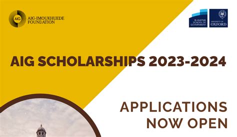 Aig Scholarships 20232024 For Nigerians To Study For A Masters In