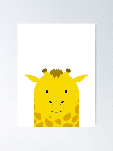 Giraffe Poster By Treschicxo Redbubble