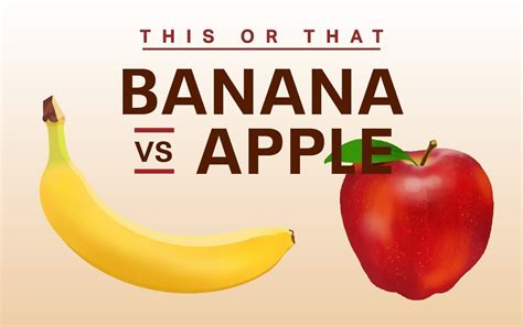 Is An Apple Or Banana Healthier Food Facts Myfitnesspal