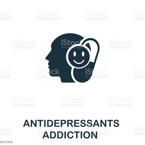 Antidepressants Icon Simple Illustration From Addiction Collection