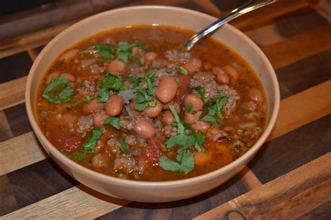 Pour the beans into a large bowl. Southern Accents: Beefy Pinto Beans and Cilantro Soup