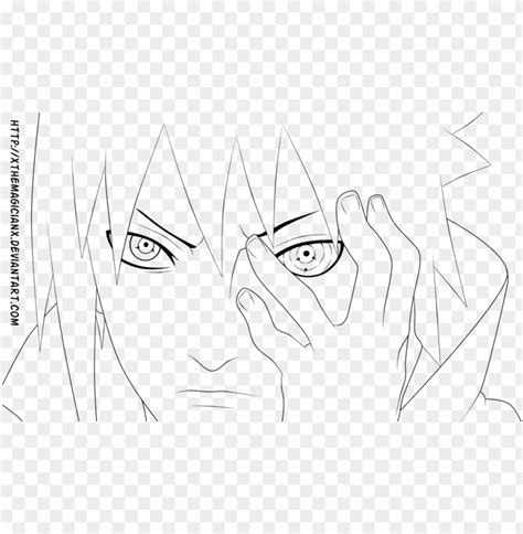 Sasuke Bleeding Eye Drawing