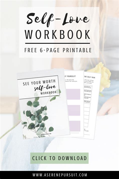 Self Love Workbook Printables Free
