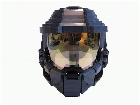Life Size Wearable Lego Halo Master Chief Helmet By Ben Caulkins