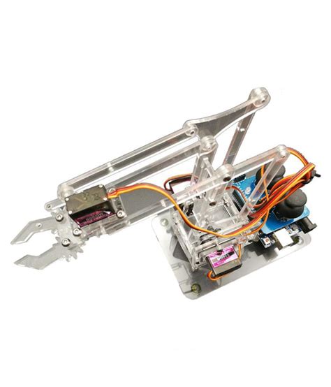 Mearm Diy 4dof Arduino Robot Arm 4 Axis Rotating Kit With Bluetooth