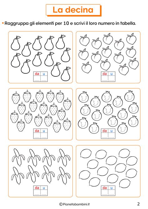 La Decina Schede Didattiche Per La Classe Prima Pianetabambiniit