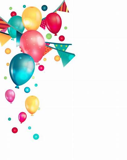 Balloons Birthday Transparent Background Party Clipart Balloon