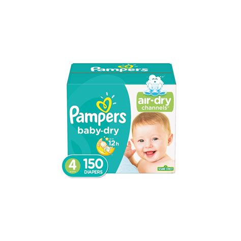 Pampers Baby Dry Diapers Enormous Pack Size 4 150ct Pampers