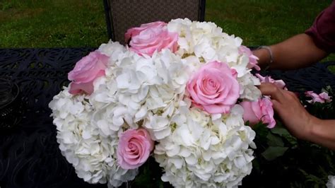 Hydrangea And Rose Flower Arrangements Onaclarityquest