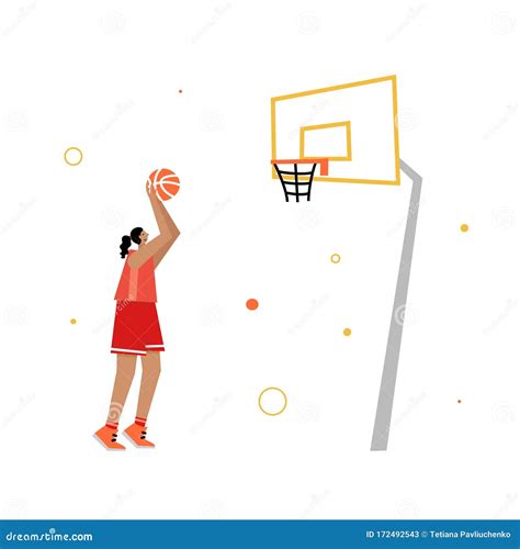 Basketball Vector Illustration Stock Vector Illustration Of