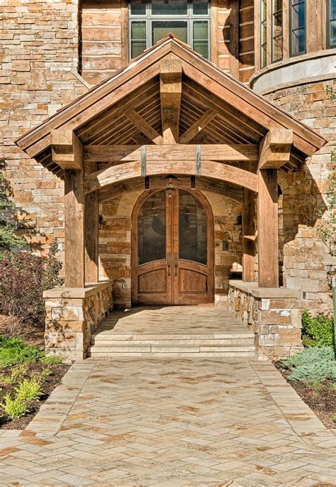 15 Inviting Rustic Entry Designs For This Winter Rustic Entry Rustic