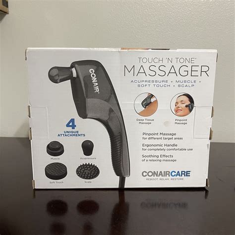 Conair Touch N Tone Massager 4 Unique Attachments Ebay