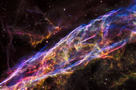 Hubble Telescope Views Shrapnel From The Veil Nebula