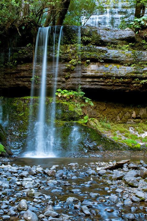 Waterfall In Deep Forest Photograph By U Schade Fine Art America