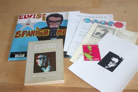 elvis costello memorabilia lot book press info backstage pass 2lp 1979 catawiki