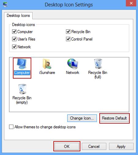 11 Restore Desktop Icons Images Restore Desktop Icon To Taskbar