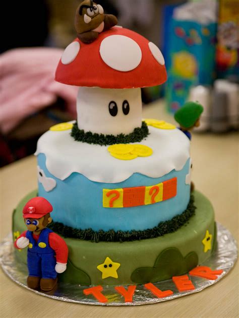 Official cake pan by wilton. Mario Cake | Had the cake done for my sons 6th bday. The ...