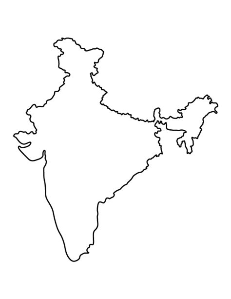 Map Of India Outline Printable India Map Map Outline Map Sketch Porn Sex Picture