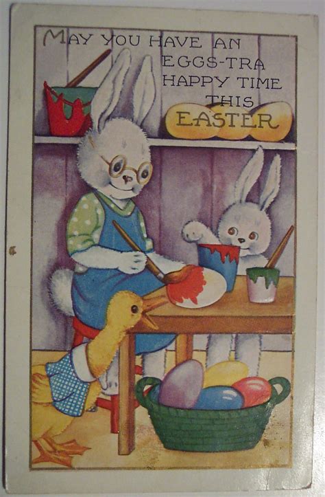 Vintage Easter Postcard Dave Flickr